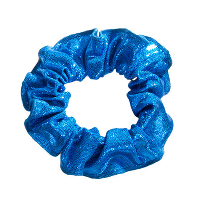 Ervy Classic Lack Shine Hair Scrunchie (Royal Blue)