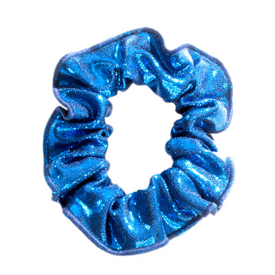 Ervy Classic Lack Shine Hair Scrunchie (Marine Blue)