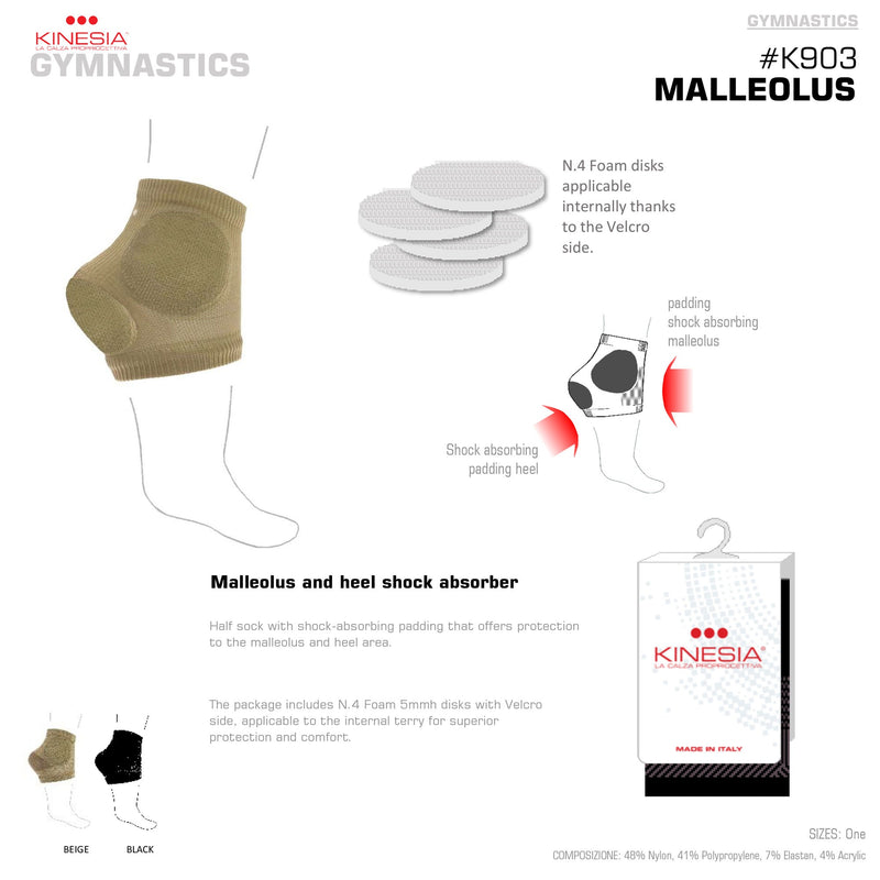 Kinesia - K903 Malleolus & Heel Shock Absorber (One Size - Sold In Pairs)