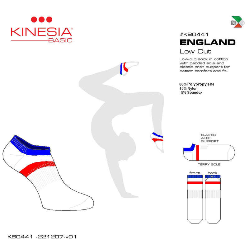 Kinesia - Great Britain Low Cut Socks (Sold In Pairs)