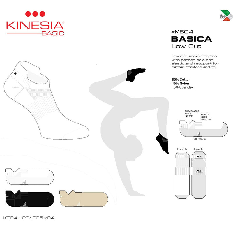 Kinesia - Low Cut Socks (Sold In Pairs)