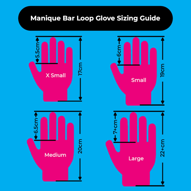 Manique Bar Loop Acrylic Gloves