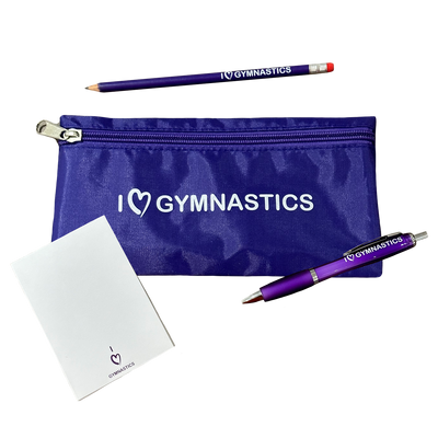"I Love Gymnastics" Stationary Set