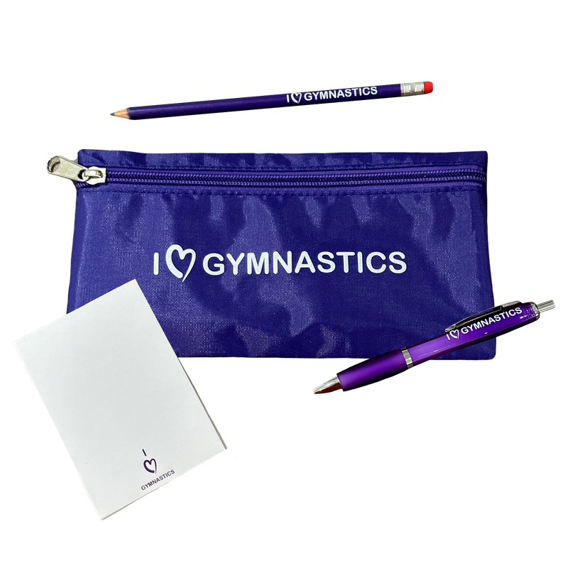"I Love Gymnastics" Stationary Set