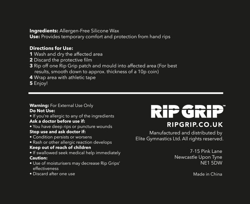 Rip Grip - Protection for Rips and Blisters