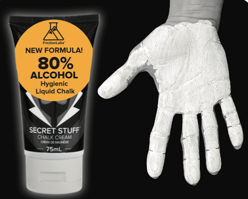 FrictionLabs Secret Stuff Hygenic Liquid Chalk and Hand Picture