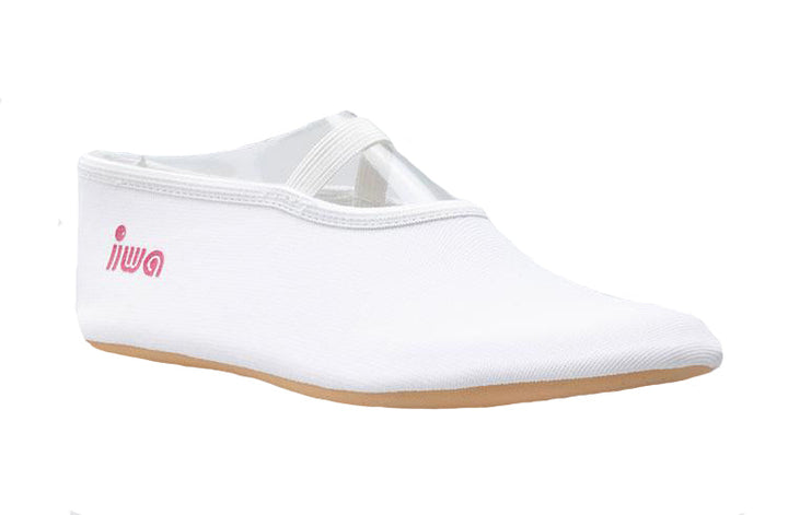 Example of white trampoline shoes